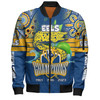 Parramatta Eels Sport Bomber Jacket - Custom Talent Win Games But Teamwork And Intelligence Win Championships With Aboriginal Style