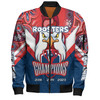 Sydney Roosters Bomber Jacket - Custom Talent Win Games But Teamwork And Intelligence Win Championships With Aboriginal Style