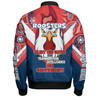 Sydney Roosters Bomber Jacket - Custom Talent Win Games But Teamwork And Intelligence Win Championships With Aboriginal Style