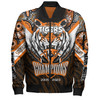 Wests Tigers Bomber Jacket - Custom Talent Win Games But Teamwork And Intelligence Win Championships With Aboriginal Style