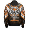 Wests Tigers Bomber Jacket - Custom Talent Win Games But Teamwork And Intelligence Win Championships With Aboriginal Style