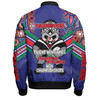 New Zealand Warriors Sport Bomber Jacket - Custom Talent Win Games But Teamwork And Intelligence Win Championships With Aboriginal Style