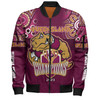 Cane Toads Sport Bomber Jacket - Custom Talent Win Games But Teamwork And Intelligence Win Championships With Aboriginal Style