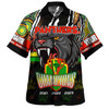 Penrith Panthers Hawaiian Shirt - Custom Talent Win Games But Teamwork And Intelligence Win Championships With Aboriginal Style
