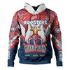Sydney Roosters Hoodie - Custom Talent Win Games But Teamwork And Intelligence Win Championships With Aboriginal Style
