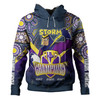 Melbourne Storm Hoodie - Custom Talent Win Games But Teamwork And Intelligence Win Championships With Aboriginal Style