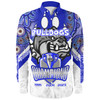 Canterbury-Bankstown Bulldogs Long Sleeve Shirt - Custom Talent Win Games But Teamwork And Intelligence Win Championships With Aboriginal Style