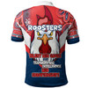 Sydney Roosters Polo Shirt - Custom Talent Win Games But Teamwork And Intelligence Win Championships With Aboriginal Style