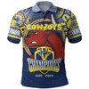 North Queensland Cowboys Polo Shirt - Custom Talent Win Games But Teamwork And Intelligence Win Championships With Aboriginal Style