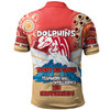 Redcliffe Dolphins Polo Shirt - Custom Talent Win Games But Teamwork And Intelligence Win Championships With Aboriginal Style