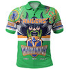 Canberra Raiders Polo Shirt - Custom Talent Win Games But Teamwork And Intelligence Win Championships With Aboriginal Style