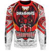 St. George Illawarra Dragons Sweatshirt - Custom Talent Win Games But Teamwork And Intelligence Win Championships With Aboriginal Style