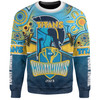 Gold Coast Titans Sport Sweatshirt - Custom Talent Win Games But Teamwork And Intelligence Win Championships With Aboriginal Style