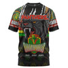 Penrith Panthers T-Shirt - Custom Talent Win Games But Teamwork And Intelligence Win Championships With Aboriginal Style