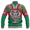 South Sydney Rabbitohs Baseball Jacket - Custom Talent Win Games But Teamwork And Intelligence Win Championships With Aboriginal Style