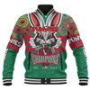South Sydney Rabbitohs Baseball Jacket - Custom Talent Win Games But Teamwork And Intelligence Win Championships With Aboriginal Style