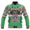 Canberra Raiders Baseball Jacket - Custom Talent Win Games But Teamwork And Intelligence Win Championships With Aboriginal Style