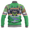 Canberra Raiders Baseball Jacket - Custom Talent Win Games But Teamwork And Intelligence Win Championships With Aboriginal Style