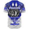 Canterbury-Bankstown Bulldogs Baseball Shirt - Custom Talent Win Games But Teamwork And Intelligence Win Championships With Aboriginal Style