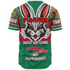 South Sydney Rabbitohs Baseball Shirt - Custom Talent Win Games But Teamwork And Intelligence Win Championships With Aboriginal Style