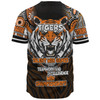 Wests Tigers Baseball Shirt - Custom Talent Win Games But Teamwork And Intelligence Win Championships With Aboriginal Style