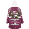 Manly Warringah Sea Eagles Snug Hoodie - Custom Talent Win Games But Teamwork And Intelligence Win Championships With Aboriginal Style