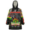 Penrith Panthers Snug Hoodie - Custom Talent Win Games But Teamwork And Intelligence Win Championships With Aboriginal Style