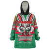 South Sydney Rabbitohs Snug Hoodie - Custom Talent Win Games But Teamwork And Intelligence Win Championships With Aboriginal Style