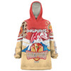 Redcliffe Dolphins Snug Hoodie - Custom Talent Win Games But Teamwork And Intelligence Win Championships With Aboriginal Style