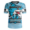 Cronulla-Sutherland Cronulla-Sutherland Sharks Jersey - Custom Talent Win Games But Teamwork And Intelligence Win Championships With Aboriginal Style
