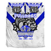 Canterbury-Bankstown Bulldogs Bedding Set Talent Win Games But Teamwork And Intelligence Win Championships With Aboriginal Style