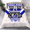 Canterbury-Bankstown Bulldogs Bedding Set Talent Win Games But Teamwork And Intelligence Win Championships With Aboriginal Style