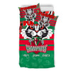 South Sydney Rabbitohs Bedding Set Talent Win Games But Teamwork And Intelligence Win Championships With Aboriginal Style