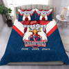 Sydney Roosters Bedding Set Talent Win Games But Teamwork And Intelligence Win Championships With Aboriginal Style