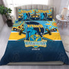 Gold Coast Titans Bedding Set Talent Win Games But Teamwork And Intelligence Win Championships With Aboriginal Style