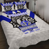 Canterbury-Bankstown Bulldogs Quilt Bed Set Talent Win Games But Teamwork And Intelligence Win Championships With Aboriginal Style