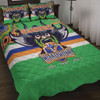 Canberra Raiders Quilt Bed Set Talent Win Games But Teamwork And Intelligence Win Championships With Aboriginal Style