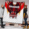 St. George Illawarra Dragons Premium Quilt Talent Win Games But Teamwork And Intelligence Win Championships With Aboriginal Style