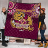 Cane Toads Premium Quilt Talent Win Games But Teamwork And Intelligence Win Championships With Aboriginal Style