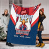 Sydney Roosters Premium Blanket Talent Win Games But Teamwork And Intelligence Win Championships With Aboriginal Style