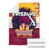 Brisbane Broncos Premium Blanket Talent Win Games But Teamwork And Intelligence Win Championships With Aboriginal Style