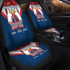 Sydney Roosters Car Seat Covers Talent Win Games But Teamwork And Intelligence Win Championships With Aboriginal Style