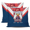 Sydney Roosters Pillow Cover Talent Win Games But Teamwork And Intelligence Win Championships With Aboriginal Style