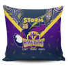 Melbourne Storm Pillow Cover Talent Win Games But Teamwork And Intelligence Win Championships With Aboriginal Style