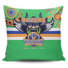 Canberra Raiders Pillow Cover Talent Win Games But Teamwork And Intelligence Win Championships With Aboriginal Style