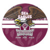 Manly Warringah Sea Eagles Round Rug Talent Win Games But Teamwork And Intelligence Win Championships With Aboriginal Style