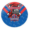 Newcastle Knights Round Rug Talent Win Games But Teamwork And Intelligence Win Championships With Aboriginal Style