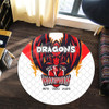 St. George Illawarra Dragons Round Rug Talent Win Games But Teamwork And Intelligence Win Championships With Aboriginal Style