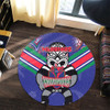 New Zealand Warriors Round Rug Talent Win Games But Teamwork And Intelligence Win Championships With Aboriginal Style