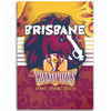 Brisbane Broncos Area Rug Talent Win Games But Teamwork And Intelligence Win Championships With Aboriginal Style